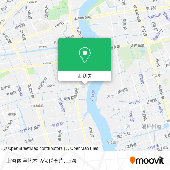 上海西岸艺术品保税仓库地图