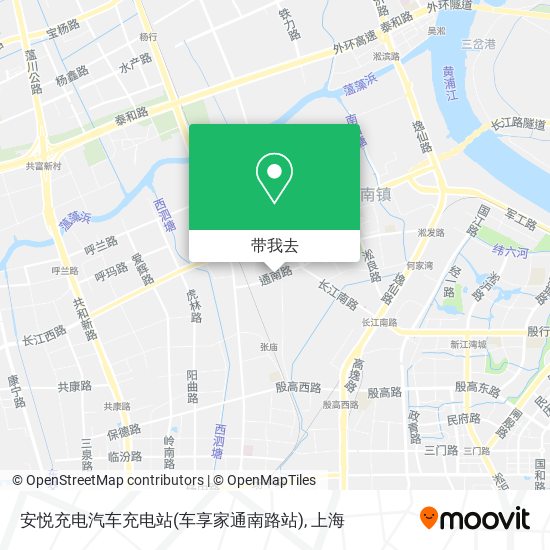 安悦充电汽车充电站(车享家通南路站)地图