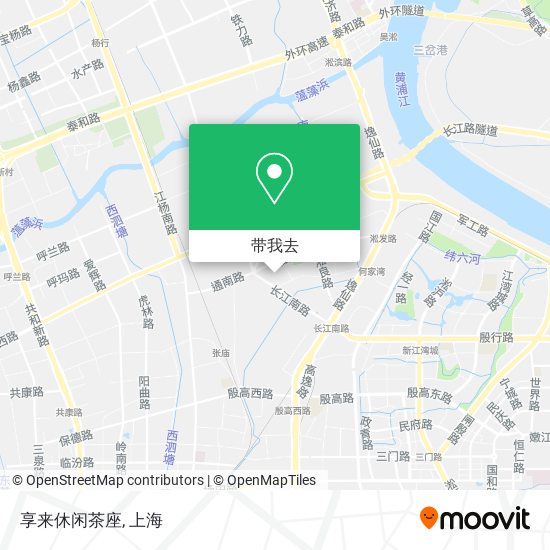 享来休闲茶座地图