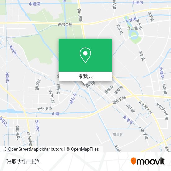 张堰大街地图