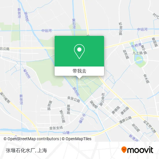 张堰石化水厂地图