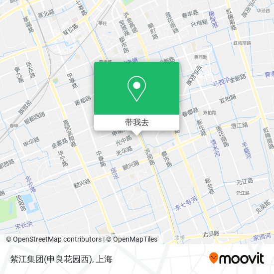 紫江集团(申良花园西)地图