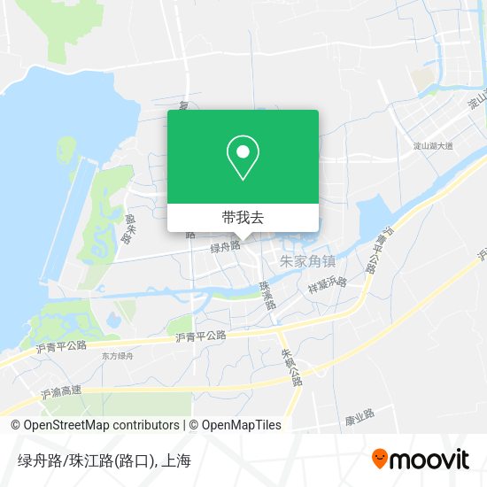 绿舟路/珠江路(路口)地图
