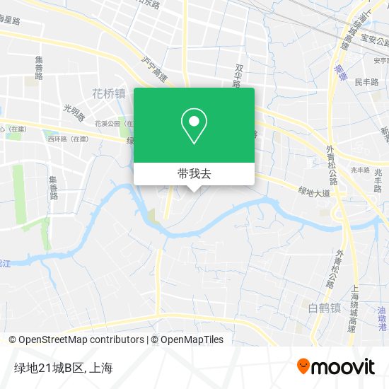 绿地21城B区地图
