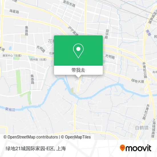 绿地21城国际家园-E区地图