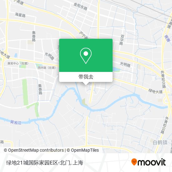 绿地21城国际家园E区-北门地图