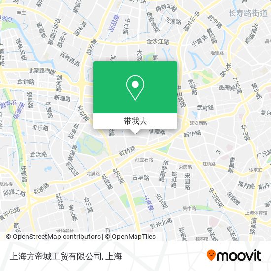 上海方帝城工贸有限公司地图