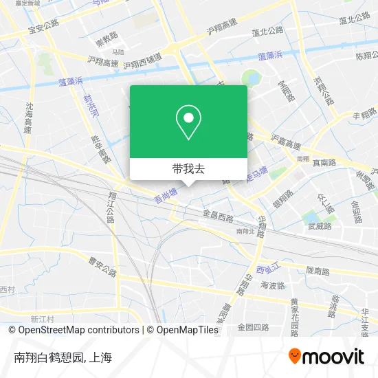 南翔白鹤憩园地图