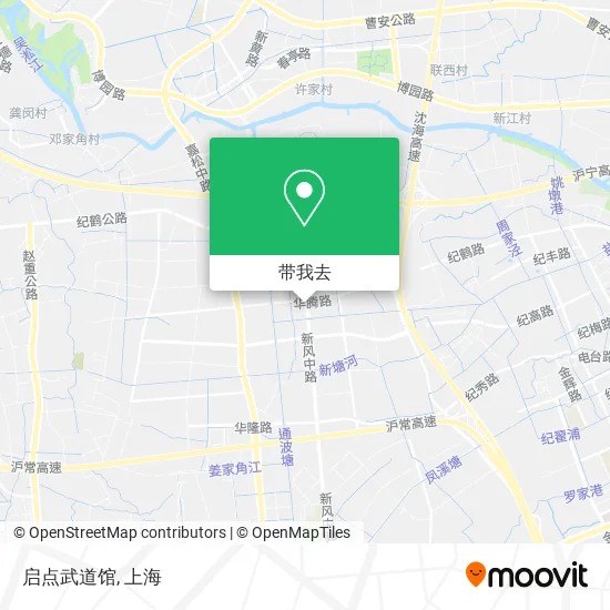 启点武道馆地图