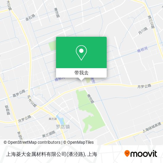 上海菱大金属材料有限公司(潘泾路)地图