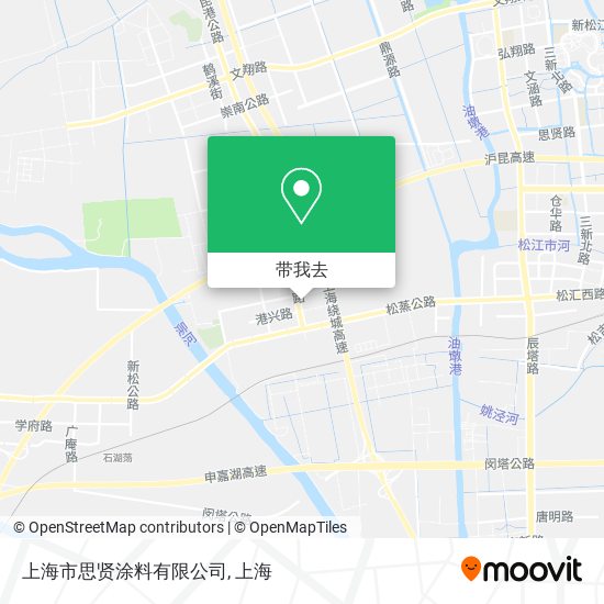 上海市思贤涂料有限公司地图