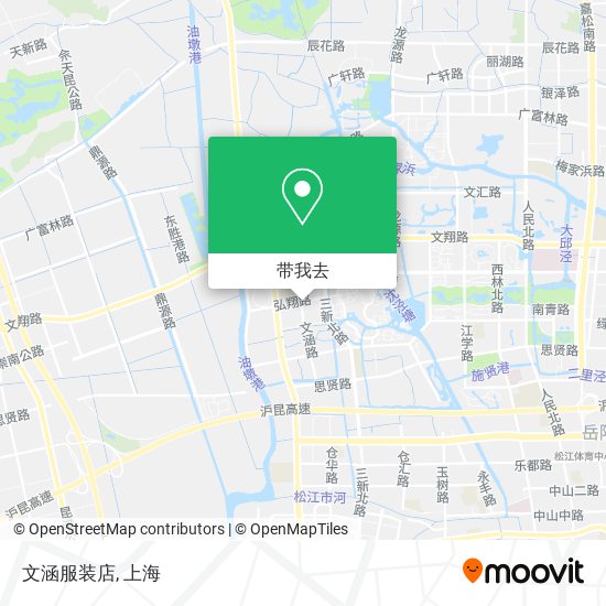 文涵服装店地图