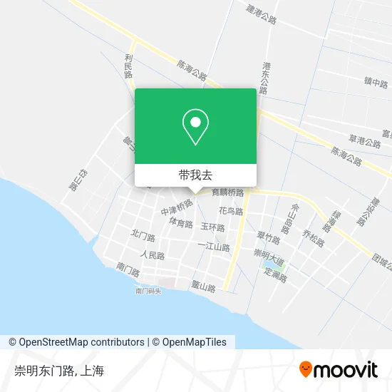 崇明东门路地图