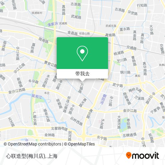 心联造型(梅川店)地图