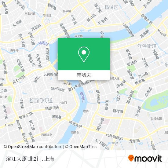 滨江大厦-北2门地图