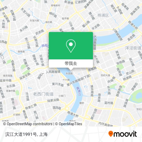 滨江大道1991号地图