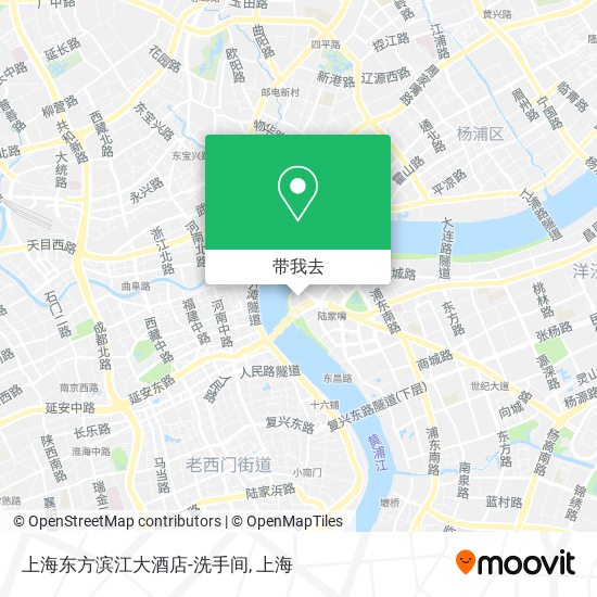 上海东方滨江大酒店-洗手间地图