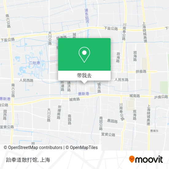 跆拳道散打馆地图