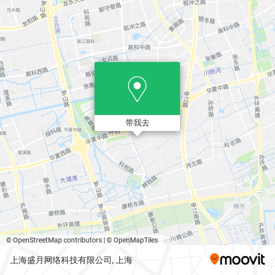 上海盛月网络科技有限公司地图