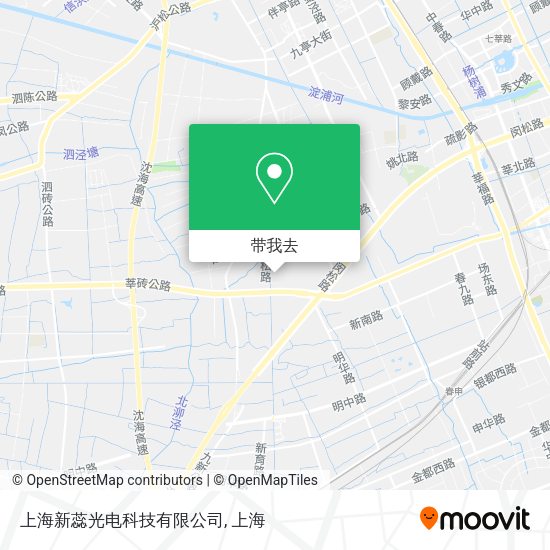 上海新蕊光电科技有限公司地图