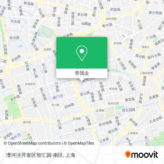 漕河泾开发区智汇园-南区地图