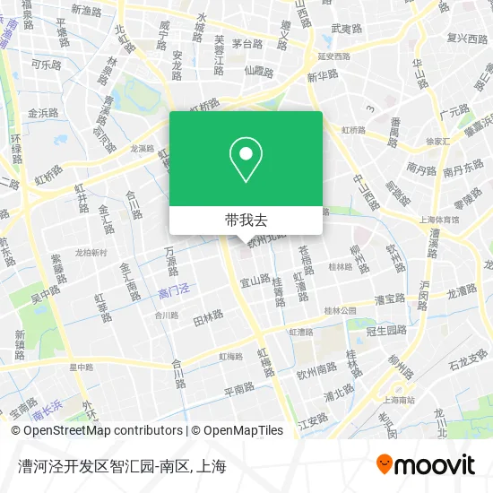漕河泾开发区智汇园-南区地图