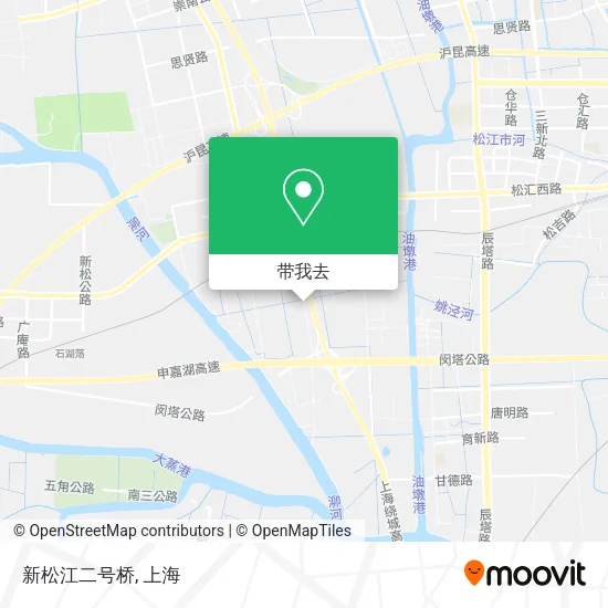 新松江二号桥地图