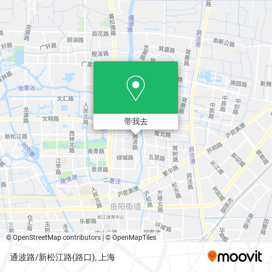 通波路/新松江路(路口)地图