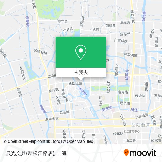 晨光文具(新松江路店)地图