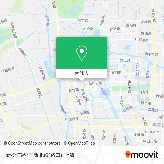 新松江路/三新北路(路口)地图