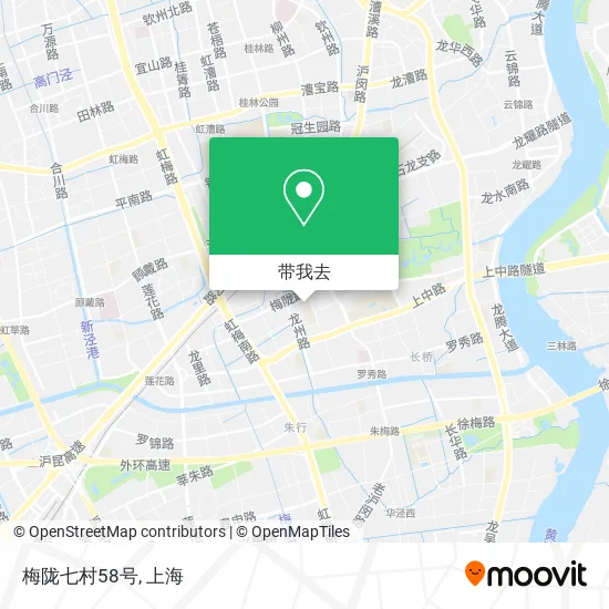 梅陇七村58号地图