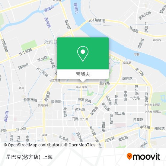星巴克(悠方店)地图