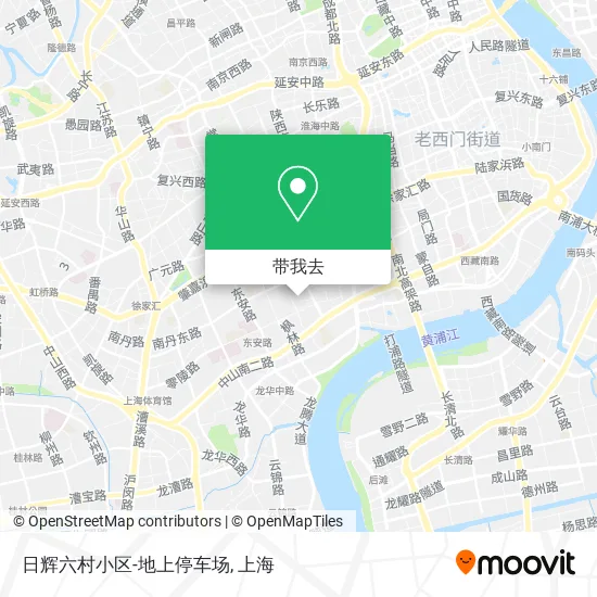 日辉六村小区-地上停车场地图
