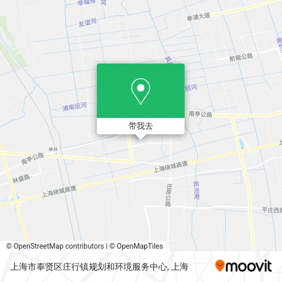 上海市奉贤区庄行镇规划和环境服务中心地图