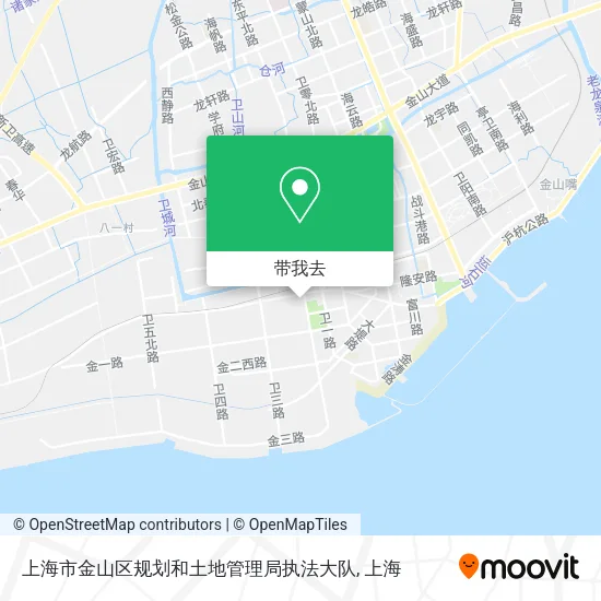 上海市金山区规划和土地管理局执法大队地图