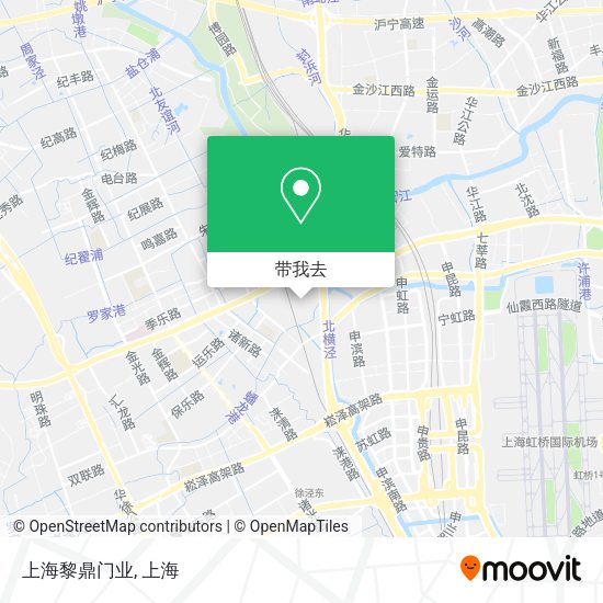 上海黎鼎门业地图