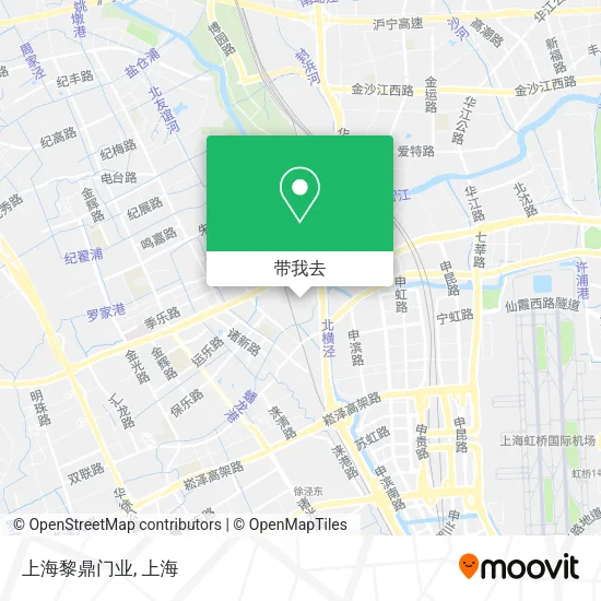 上海黎鼎门业地图