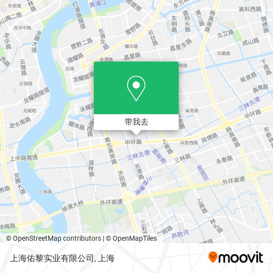 上海佑黎实业有限公司地图