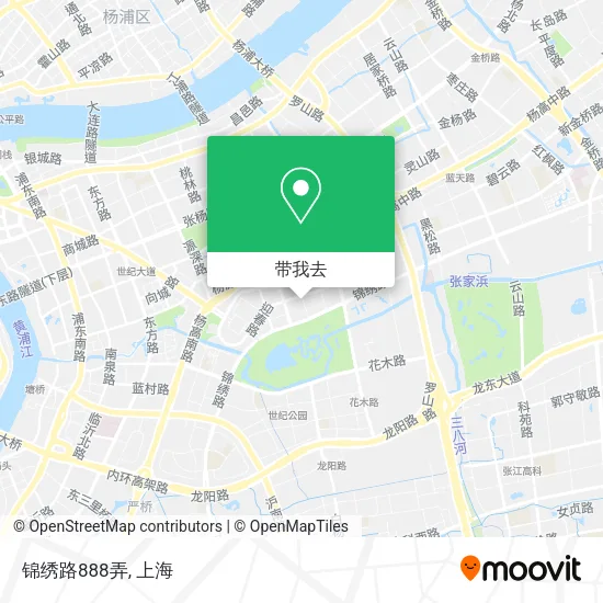 锦绣路888弄地图
