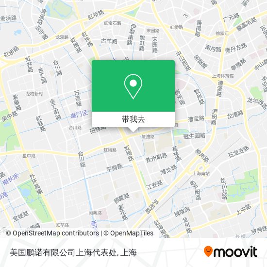 美国鹏诺有限公司上海代表处地图