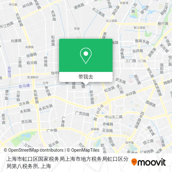 上海市虹口区国家税务局上海市地方税务局虹口区分局第八税务所地图
