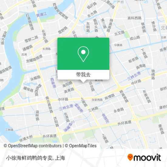 小徐海鲜鸡鸭鸽专卖地图