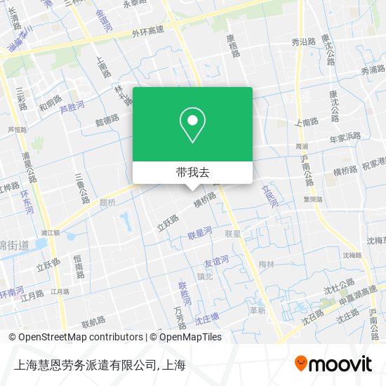上海慧恩劳务派遣有限公司地图