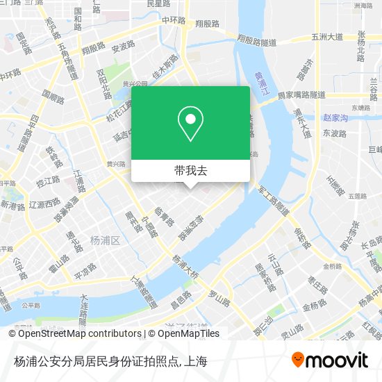 杨浦公安分局居民身份证拍照点地图