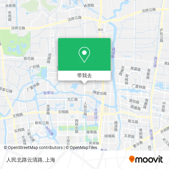 人民北路云清路地图
