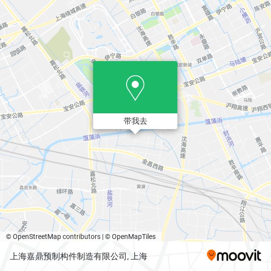 上海嘉鼎预制构件制造有限公司地图