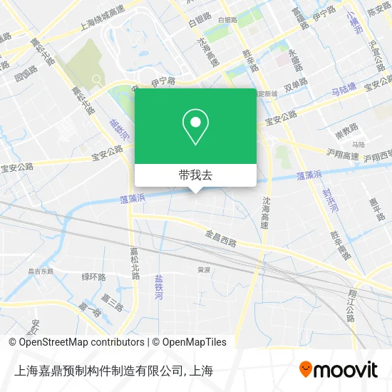 上海嘉鼎预制构件制造有限公司地图