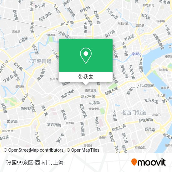 张园99东区-西南门地图