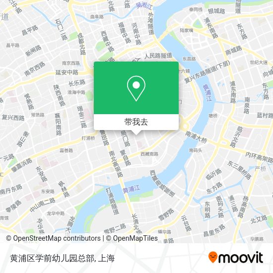 黄浦区学前幼儿园总部地图