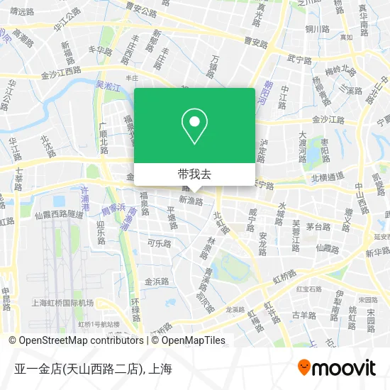 亚一金店(天山西路二店)地图